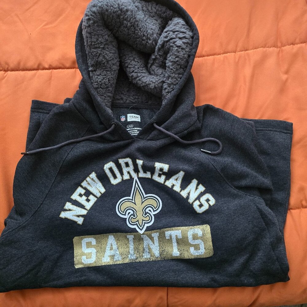 NFL Team Apparel New Orleans Saints Hoodie- Large